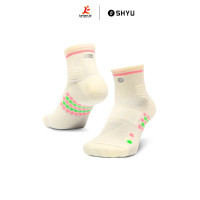SHYU - Quarter Crew - Cream - Blush - Peach